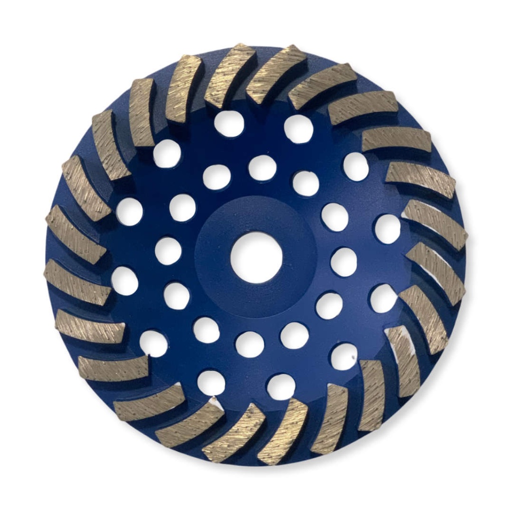 Turbo Grinding Cup Disk 180mm | G16-25 | 10mm Thickness Diamonds